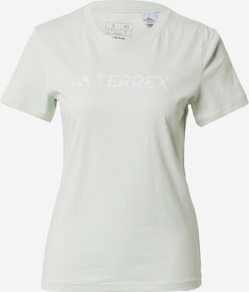 ADIDAS TERREX Functioneel shirt in Groen: voorkant