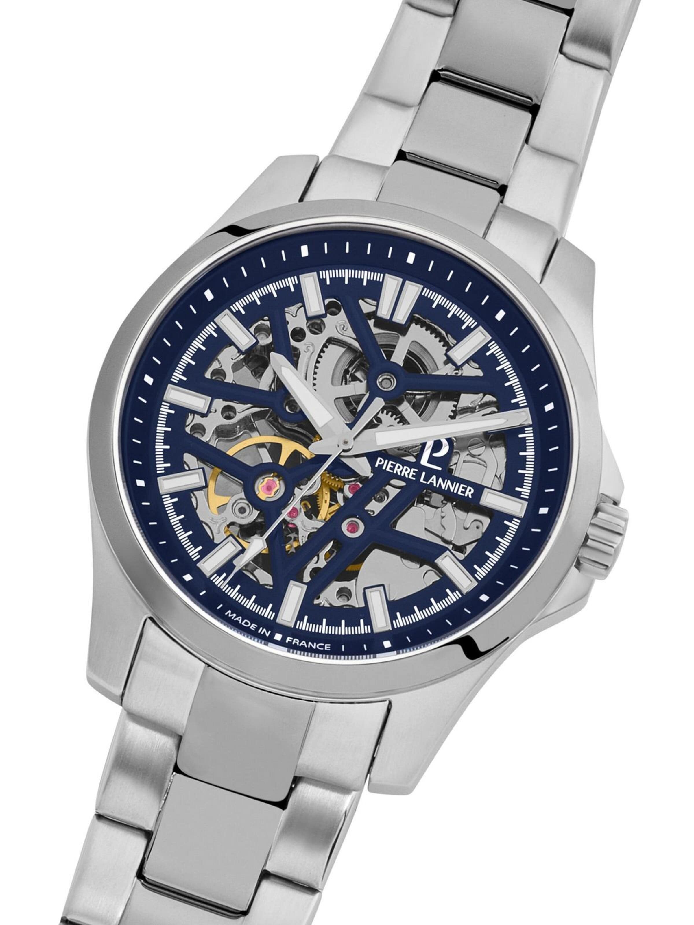 Pierre Lannier Analoguhr 'Automatic watch Skeletom'‌‌‌‌‌‌‌‌‌ in Blau