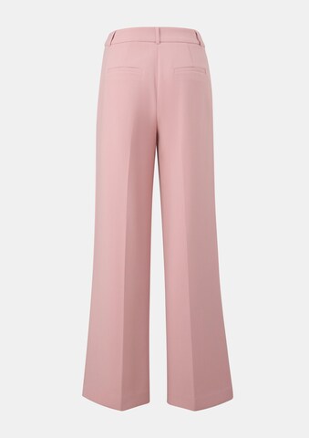 COMMA - Pierna ancha Pantalón en rosa