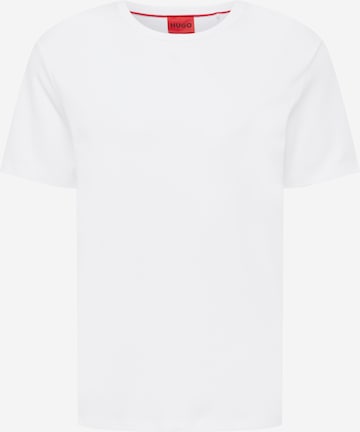 T-Shirt 'Dozy' HUGO Red en blanc : devant