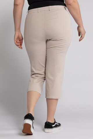 Ulla Popken Slim fit Trousers in Beige