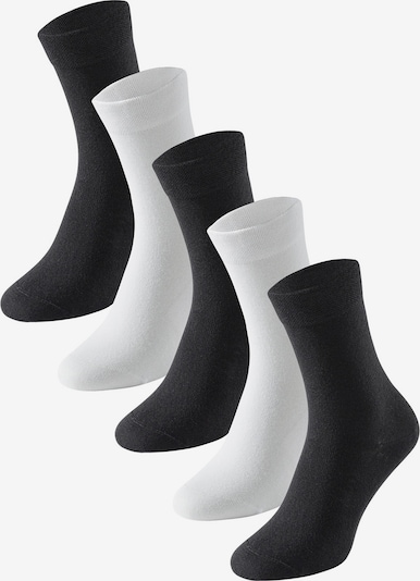 SCHIESSER Sockor i svart / off-white, Produktvy