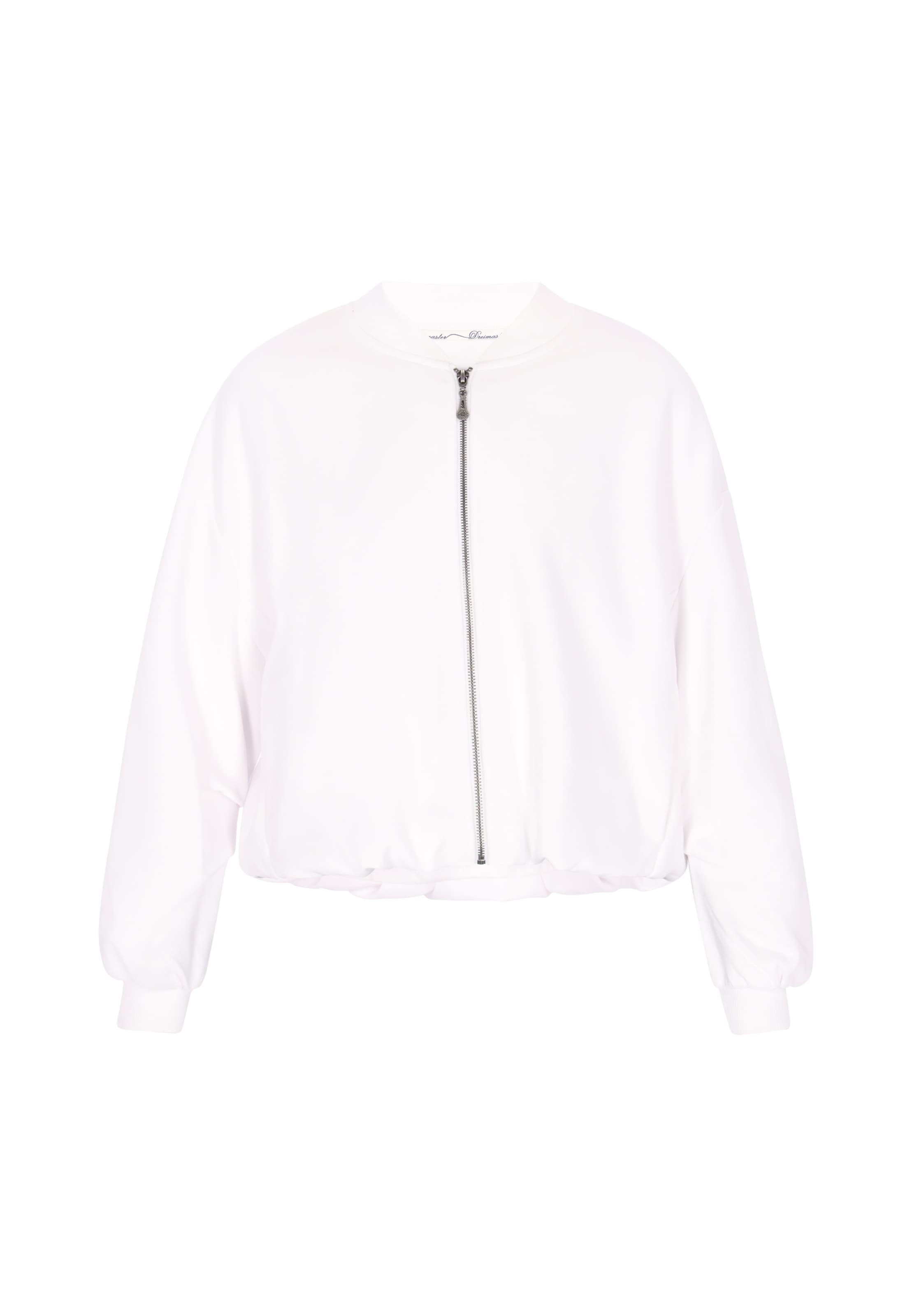 DreiMaster Vintage - Casaco em moletão em branco: frente