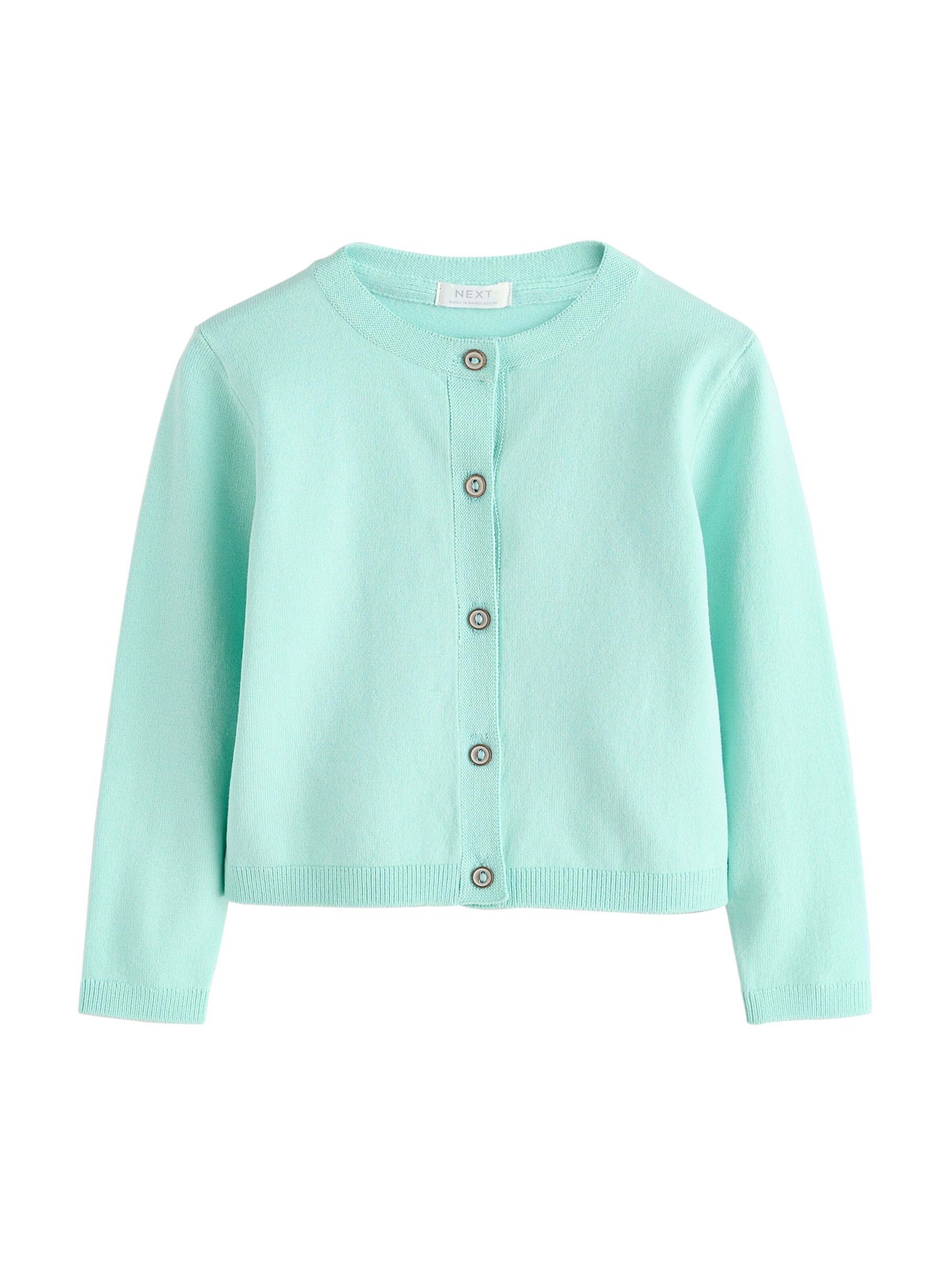 Next Strickjacke in türkis, Produktansicht