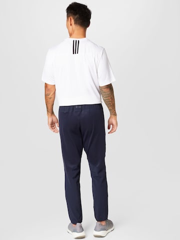 ADIDAS SPORTSWEAR Ozke Športne hlače 'D4T' | modra barva