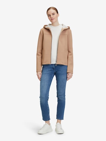 Amber & June Between-Season Jacket in Beige