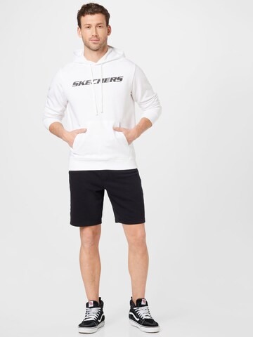 SKECHERS Athletic Sweatshirt in White