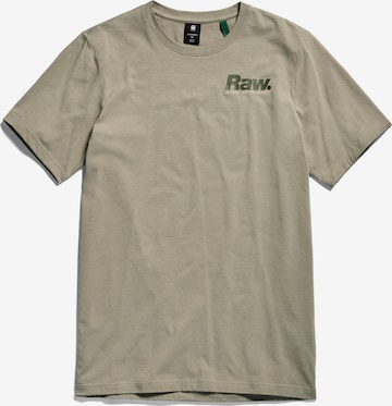 T-Shirt G-Star RAW en gris : devant