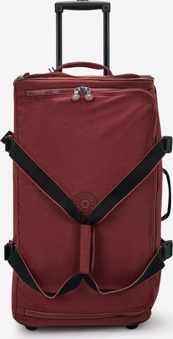 KIPLING Travel bag 'TEAGAN M' in Red: front