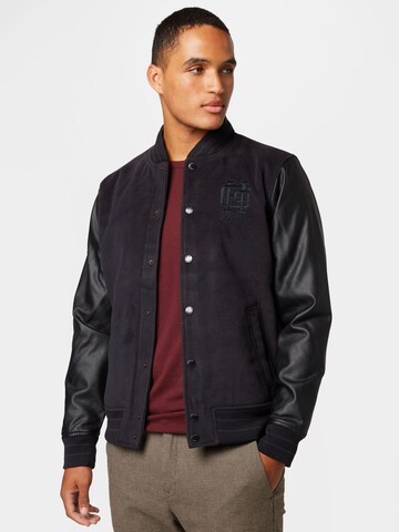 HOLLISTER - Chaqueta de entretiempo en negro: frente