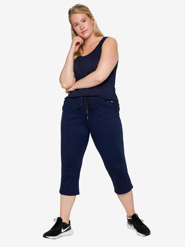 SHEEGO Regular Workout Pants in Blue