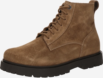 Ghete cu șireturi 'Highwood' de la BIRKENSTOCK pe maro: față