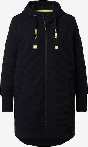 LAURASØN Sweatjacke in Schwarz: Vorderseite