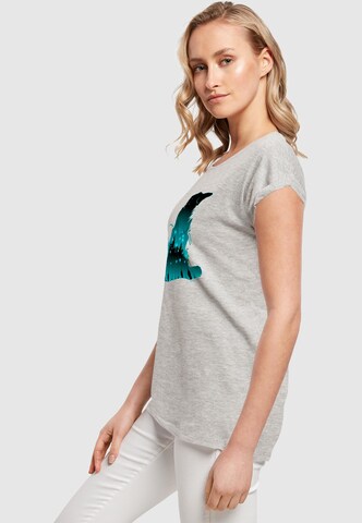 ABSOLUTE CULT T-Shirt 'Harry Potter- Hogwarts Silhouette' in Grau