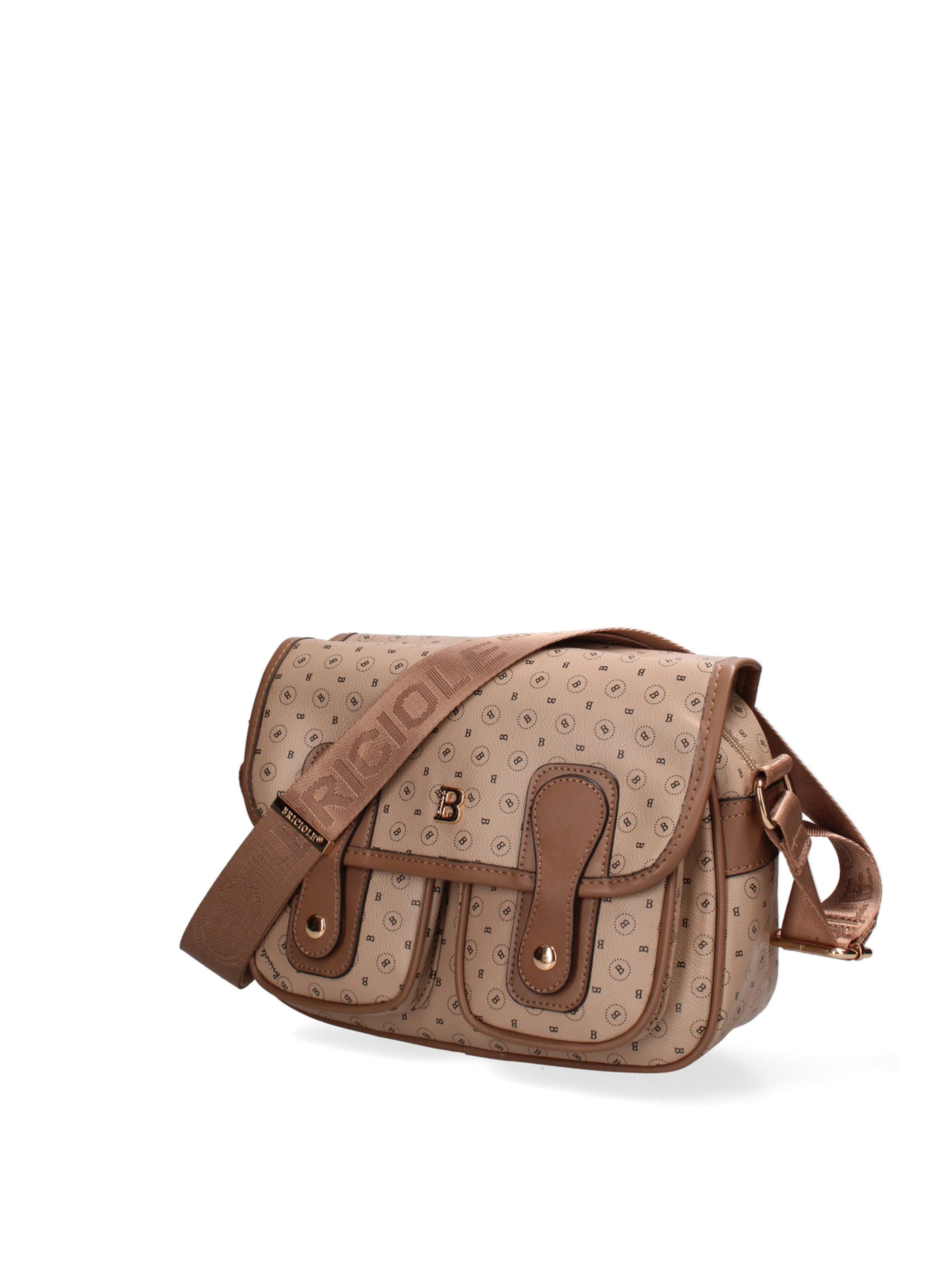Borsa a tracolla 'Seraphina Plus' di Briciole in beige: frontale