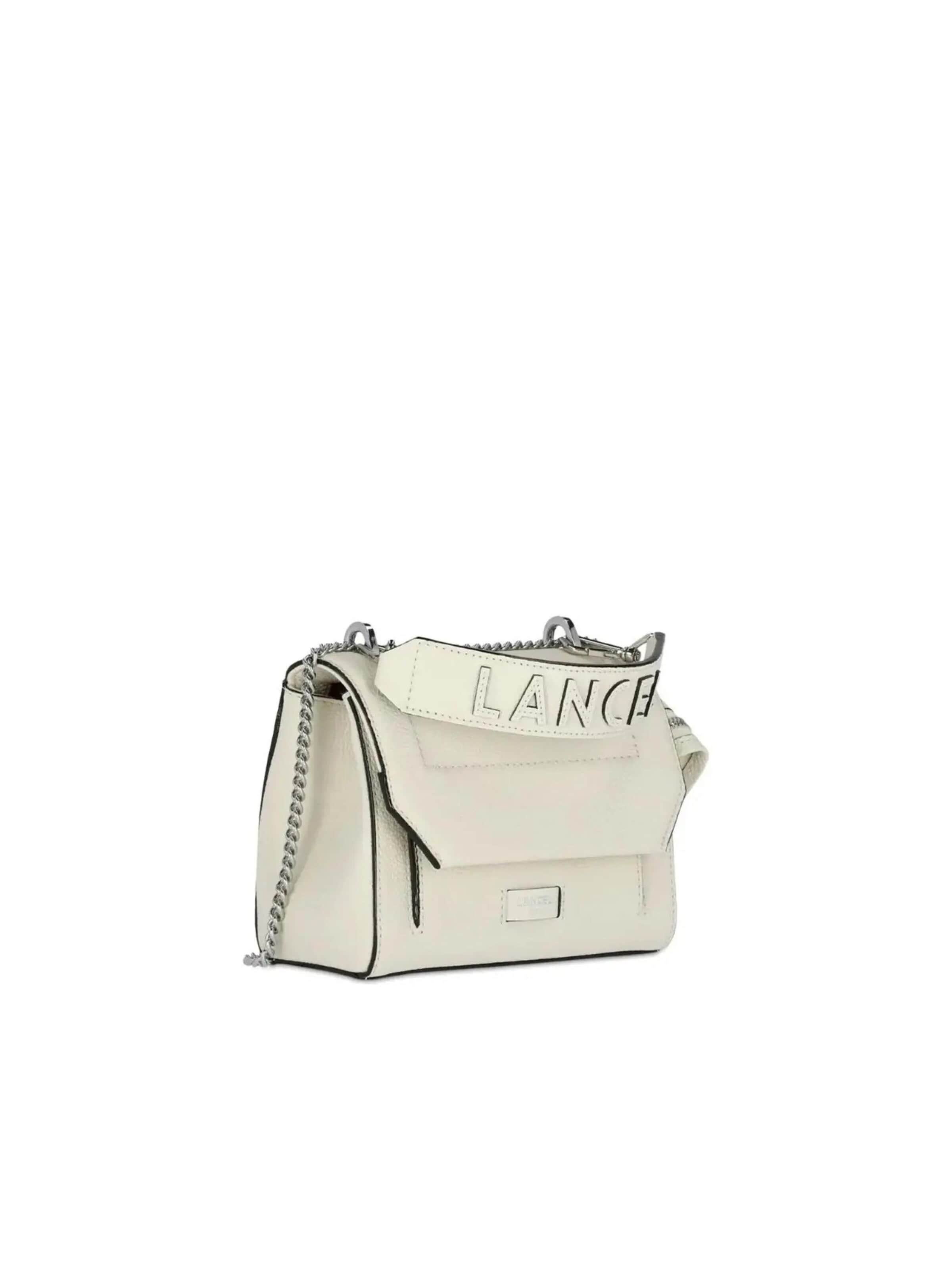 Lancel Schoudertas 'Sac Rabat S Lancel Ninon Blanc' in Wit