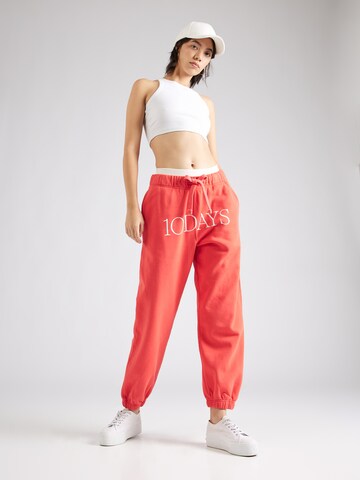 10Days Tapered Pants 'Bar' in Red