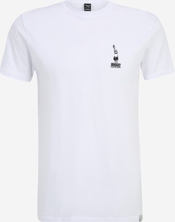 Iriedaily - Camisa 'Casa del Gusto' em branco: frente