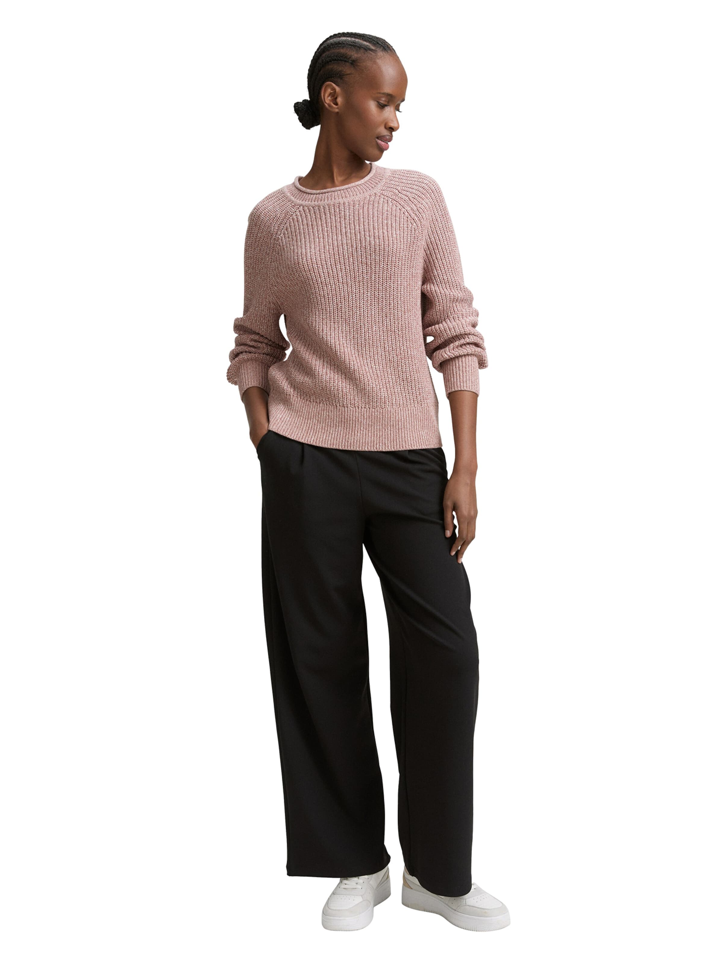 TOM TAILOR DENIM Pullover in Lila