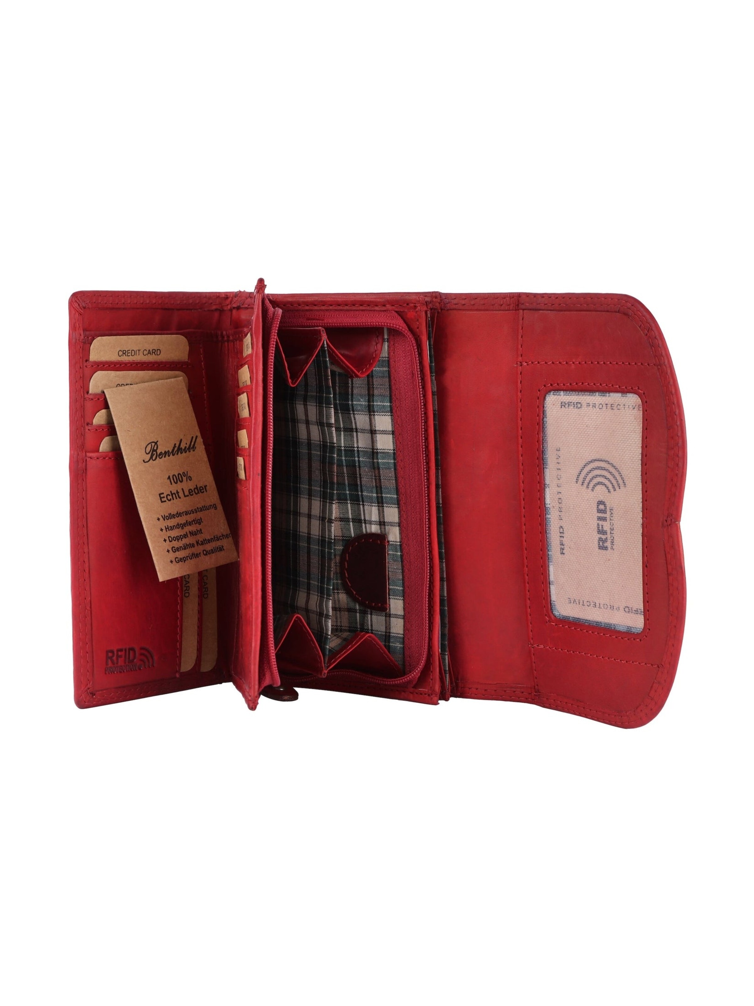 Benthill Wallet in Red