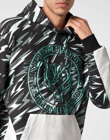 Plein Sport Sweatshirt 'Tiger' in Zwart