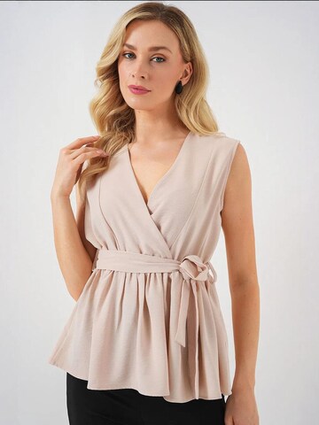 Camicia da donna di Bigdart in beige: frontale