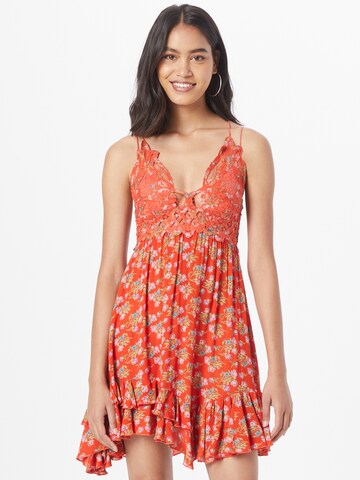 Free People Summer Dress 'ADELLA' in Red: front