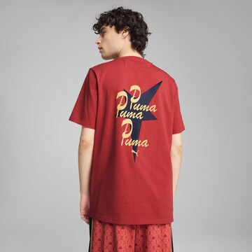 T-Shirt 'Road To Unity' PUMA en rouge : devant
