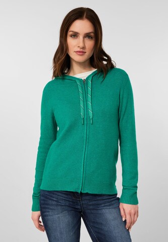 Cardigan CECIL en vert : devant