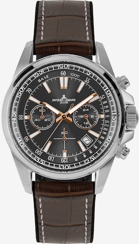 Jacques Lemans Analog watch in Brown: front