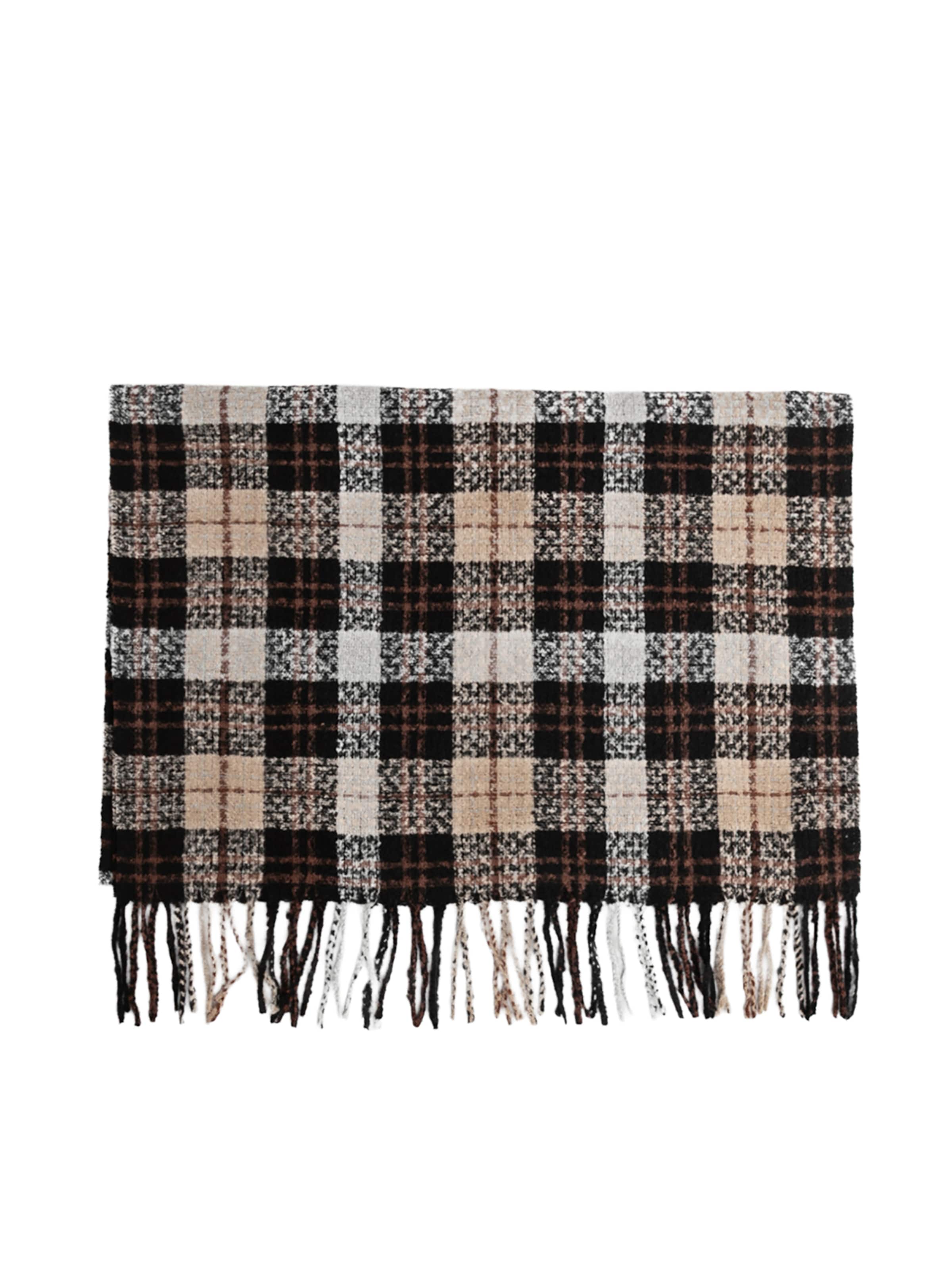 L'Arte Milano Scarf in Brown: front