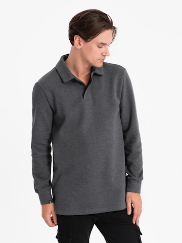 Sweat-shirt 'OM-SSNZ-0149' Ombre en gris : devant