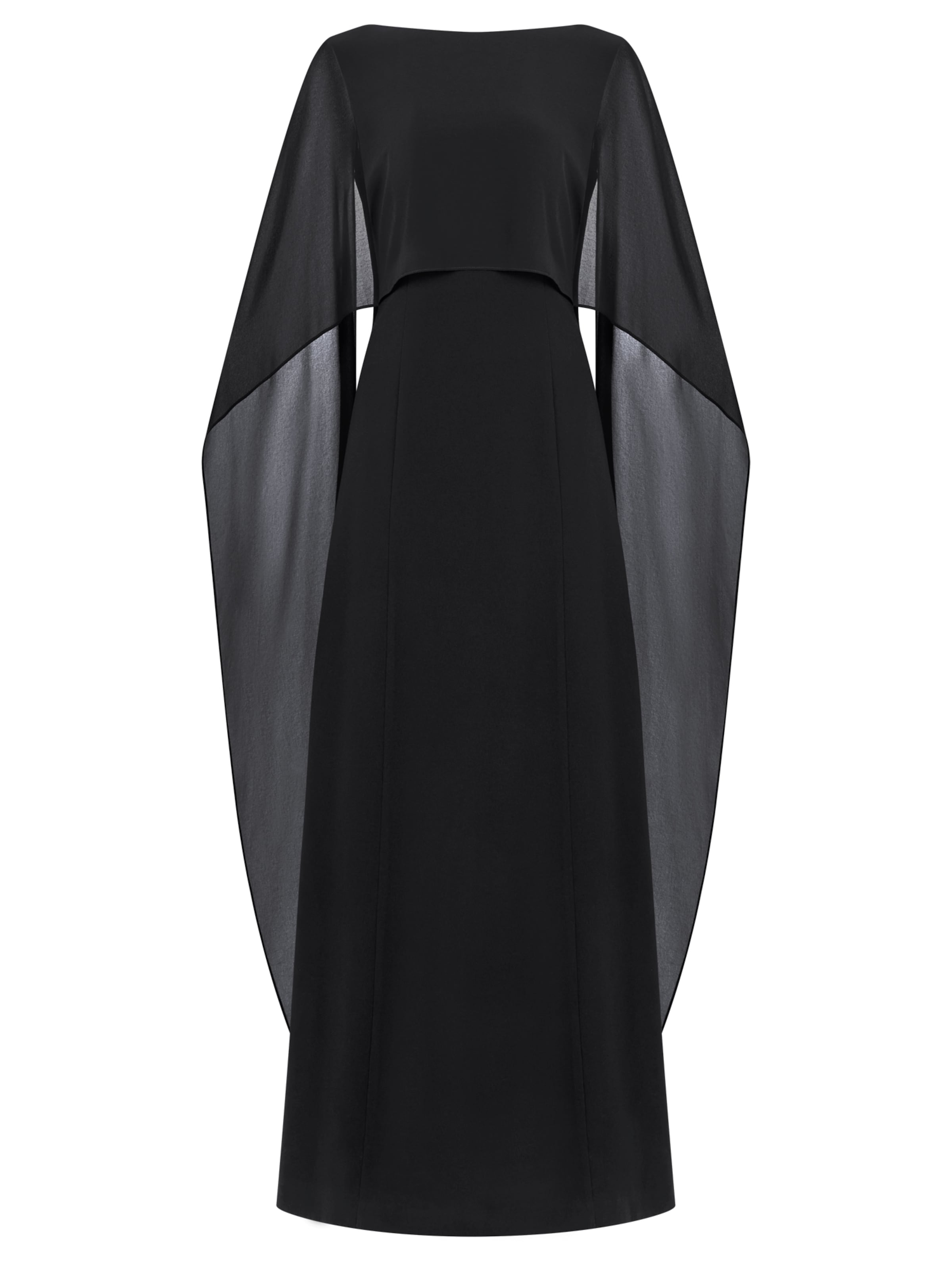 APART Evening Dress in Black: front