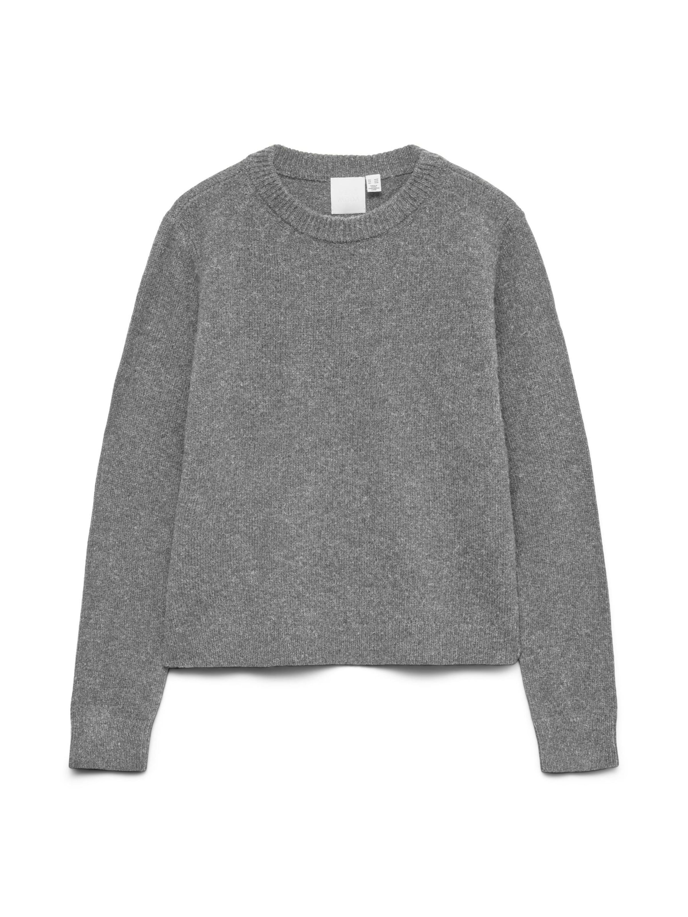 VERO MODA - Jersey 'VMHeaven' en gris: frente