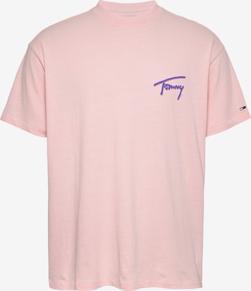 Tommy Jeans T-Shirt in Pink: Vorderseite