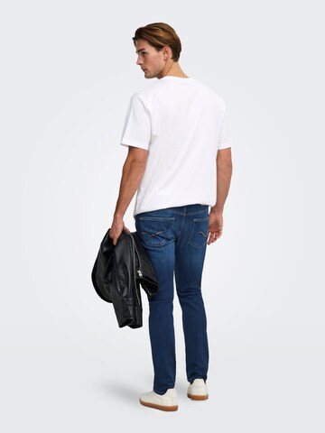 Only & Sons Slimfit Jeans 'ONSLoom' in Blauw