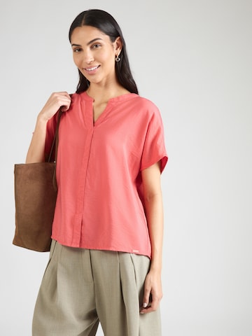 Camicia da donna di QS in rosso: frontale
