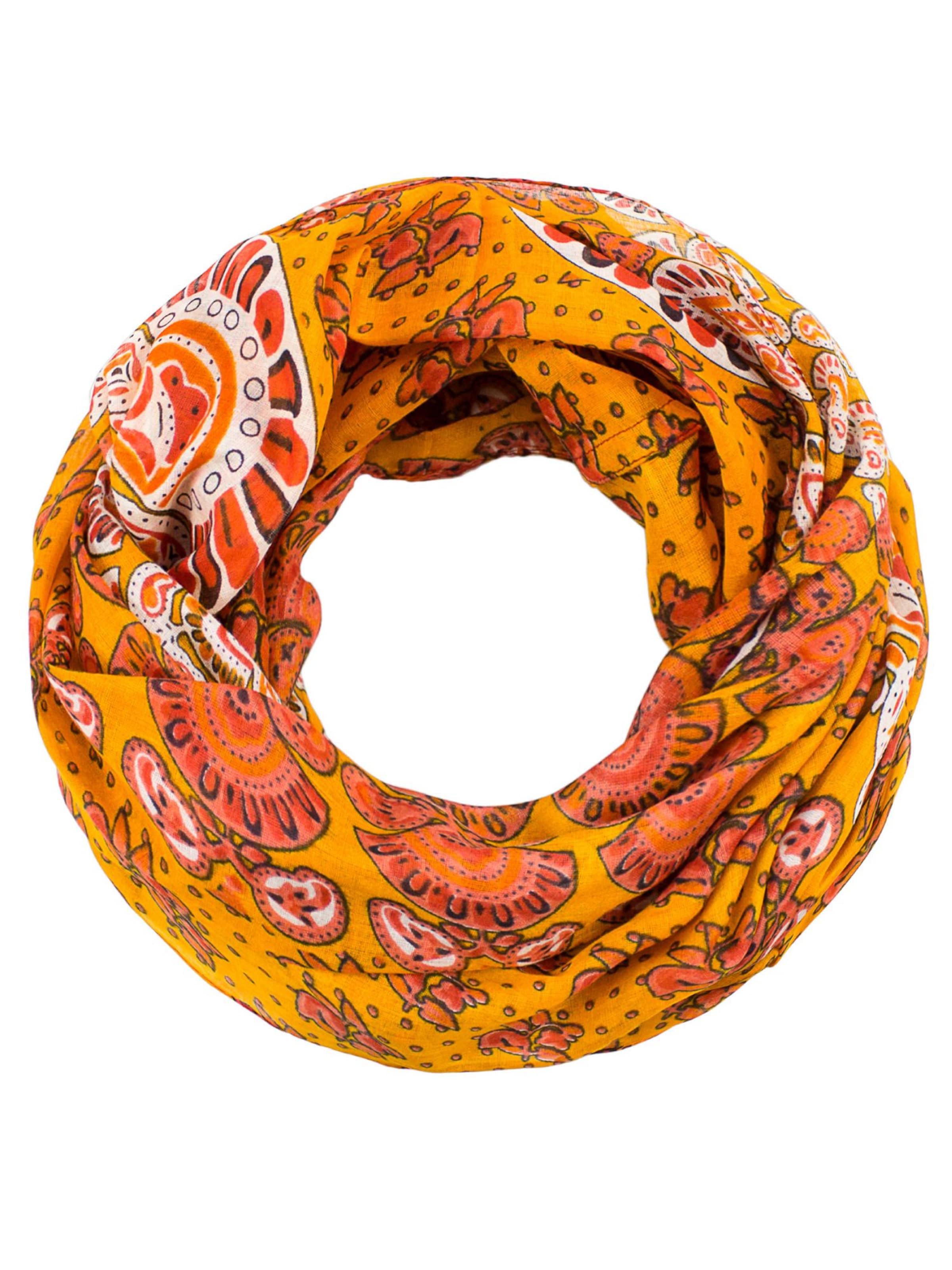 Sunsa Schlauchschal 'Sunsa' in Orange: Vorderseite