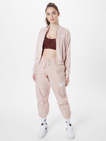 Nike Sportswear Zúžený Kalhoty 'Essential' – pink