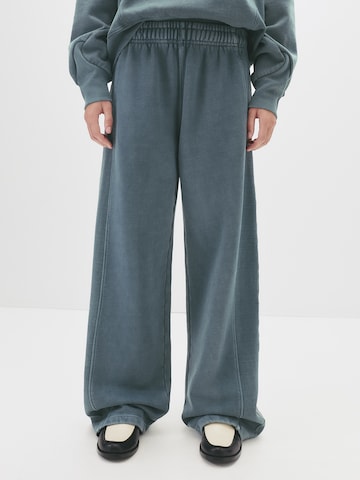 Wide leg Pantaloni di Pull&Bear in grigio: frontale
