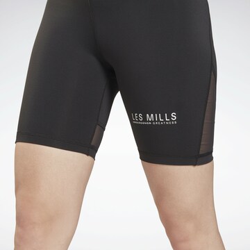 Skinny Pantalon de sport 'Les Mills' Reebok en noir