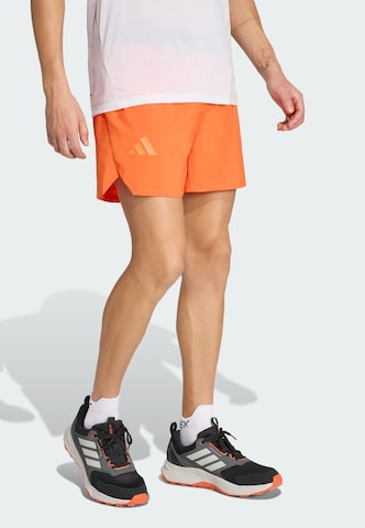 ADIDAS TERREX Regular Sportbroek 'Terrex Xperior CLIMA365' in Oranje: voorkant