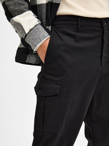 SELECTED HOMME - regular Pantalón cargo 'Wick' en negro