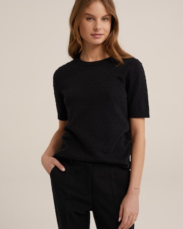 Pull-over WE Fashion en noir : devant