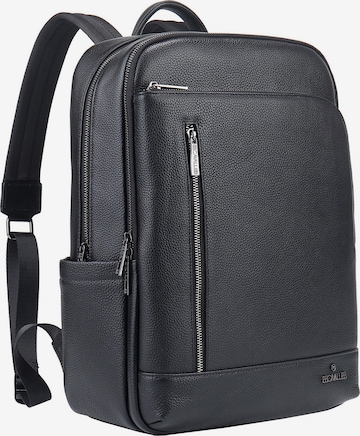 Zaino di B Cavalli B in nero: frontale