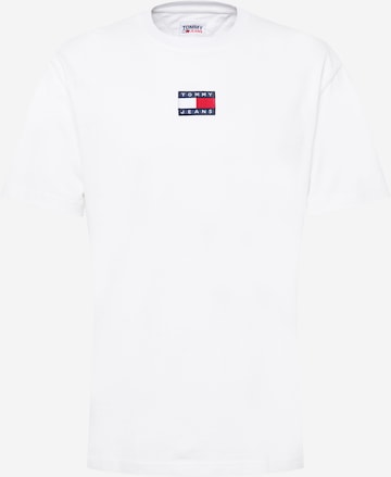 Tricou de la Tommy Jeans pe alb: față