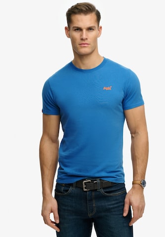 Maglietta 'Essential' di Superdry & Co in blu: frontale