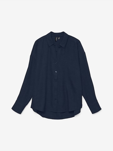 VERO MODA Блузка 'VMMELANEY QUEENY' в Синий: спереди