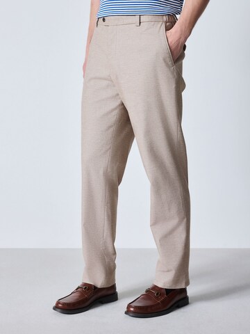 Next regular Bukser med fals i beige: forside