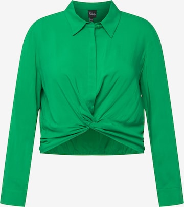 Ulla Popken Blouse in Green: front